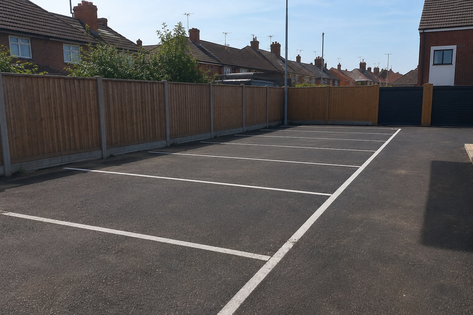 Commercial car park paving in Leicester