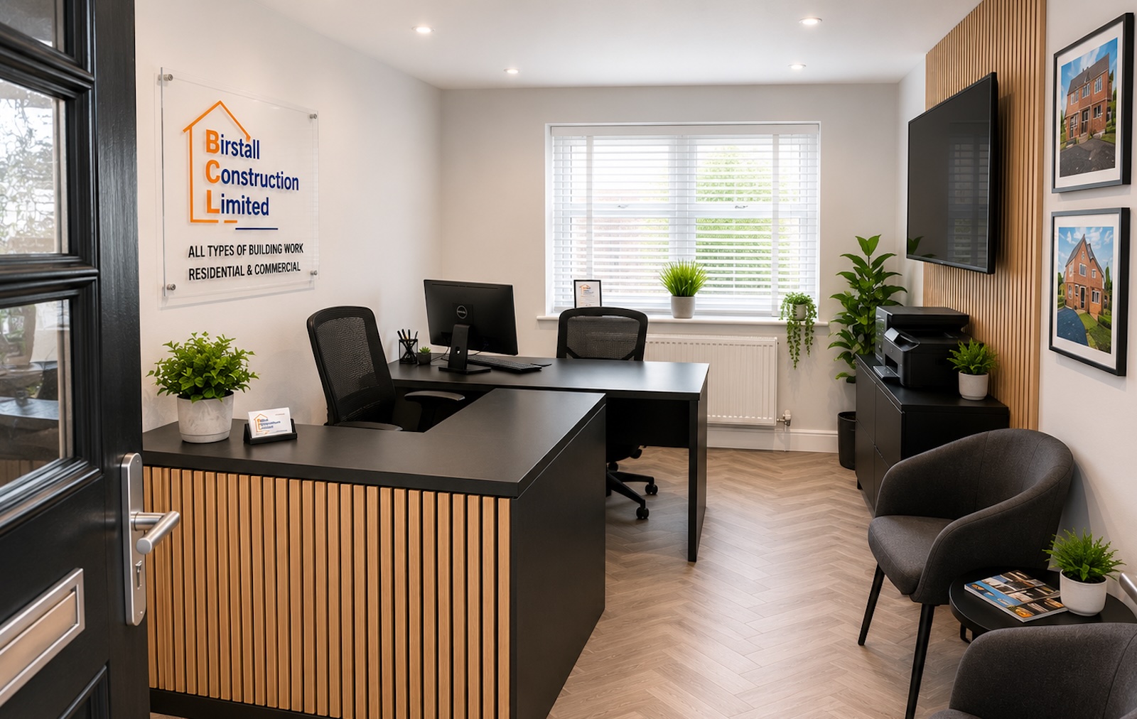 Commercial fit-out project in Leicester