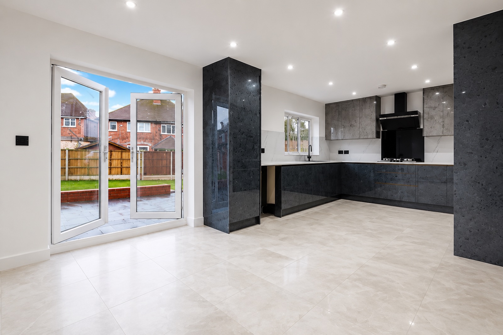 Modern kitchen renovation, Leicester