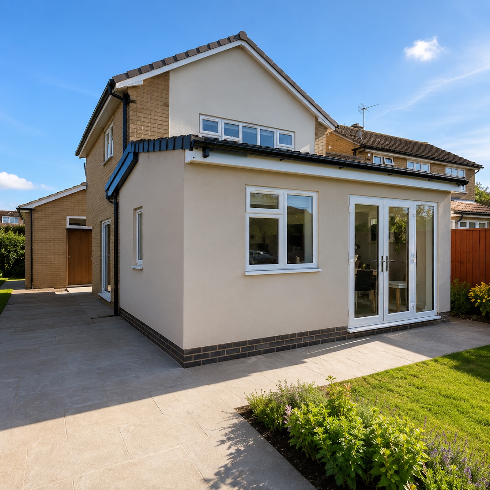 Home extension build in Leicester